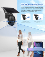 INQMEGA zewnętrzna kamera solarna 4G SIM / WIFI bezprzewodowa ochrona odłączana bateria słoneczna kamera wideo CCTV nadzór inteligentny Monitor 6
